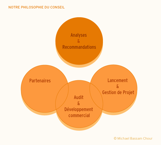Schema : NOTRE PHILOSOPHIE DU CONSEIL